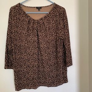 Talbots quarter length sleeve shirt